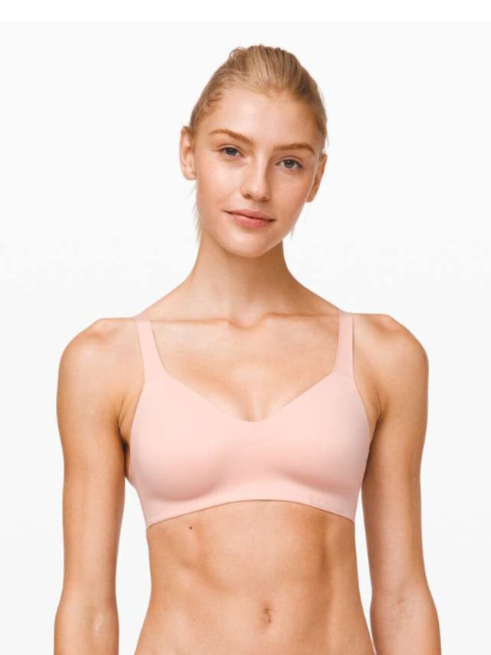 NWT Lululemon Hold True Bra Misty Shell